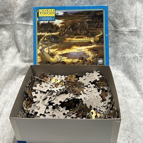 Charles Wysocki's  Olde Nantucket Americana 1000 Piece Jigsaw Puzzle - Picture 3 of 3